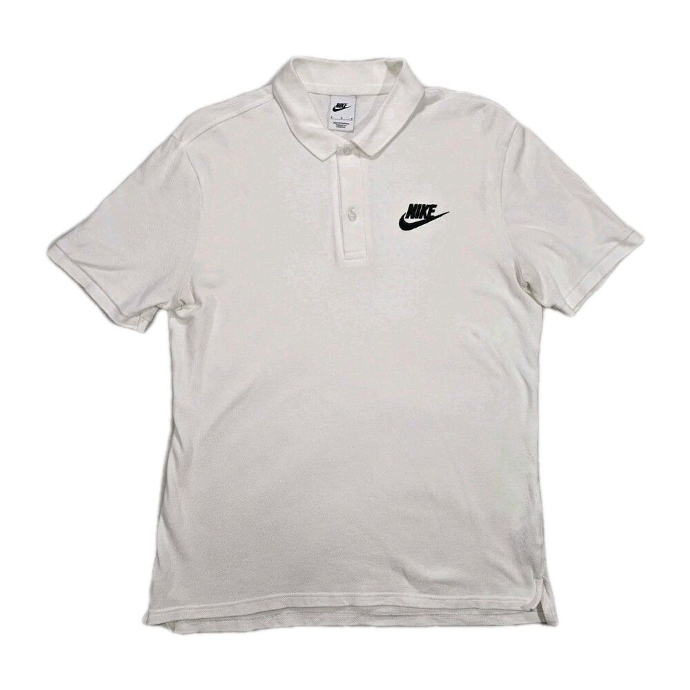Mens Nike Sportswear Matchup Polo Shirt White Medium